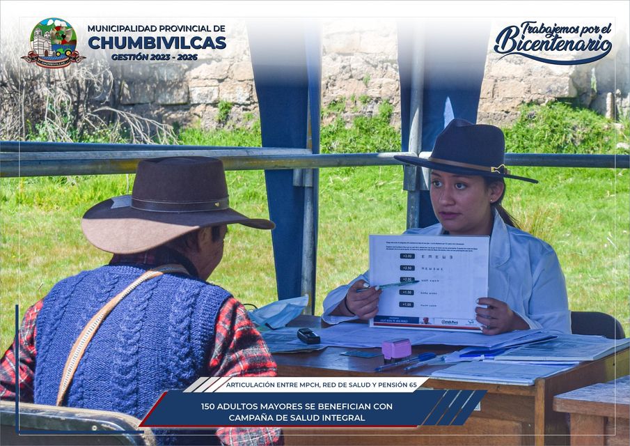 150 adultos mayores se benefician con campaña de salud integral en Santo Tomás - Chumbivilcas 