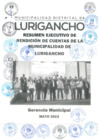 Vista preliminar de documento Resumen Ejecutivo de Rendición de Cuentas Mayo 2023