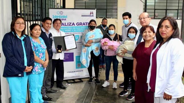 Hospital San Juan de Lurigancho logró el 98. 5 % de cobertura en la inscripción de recién nacidos