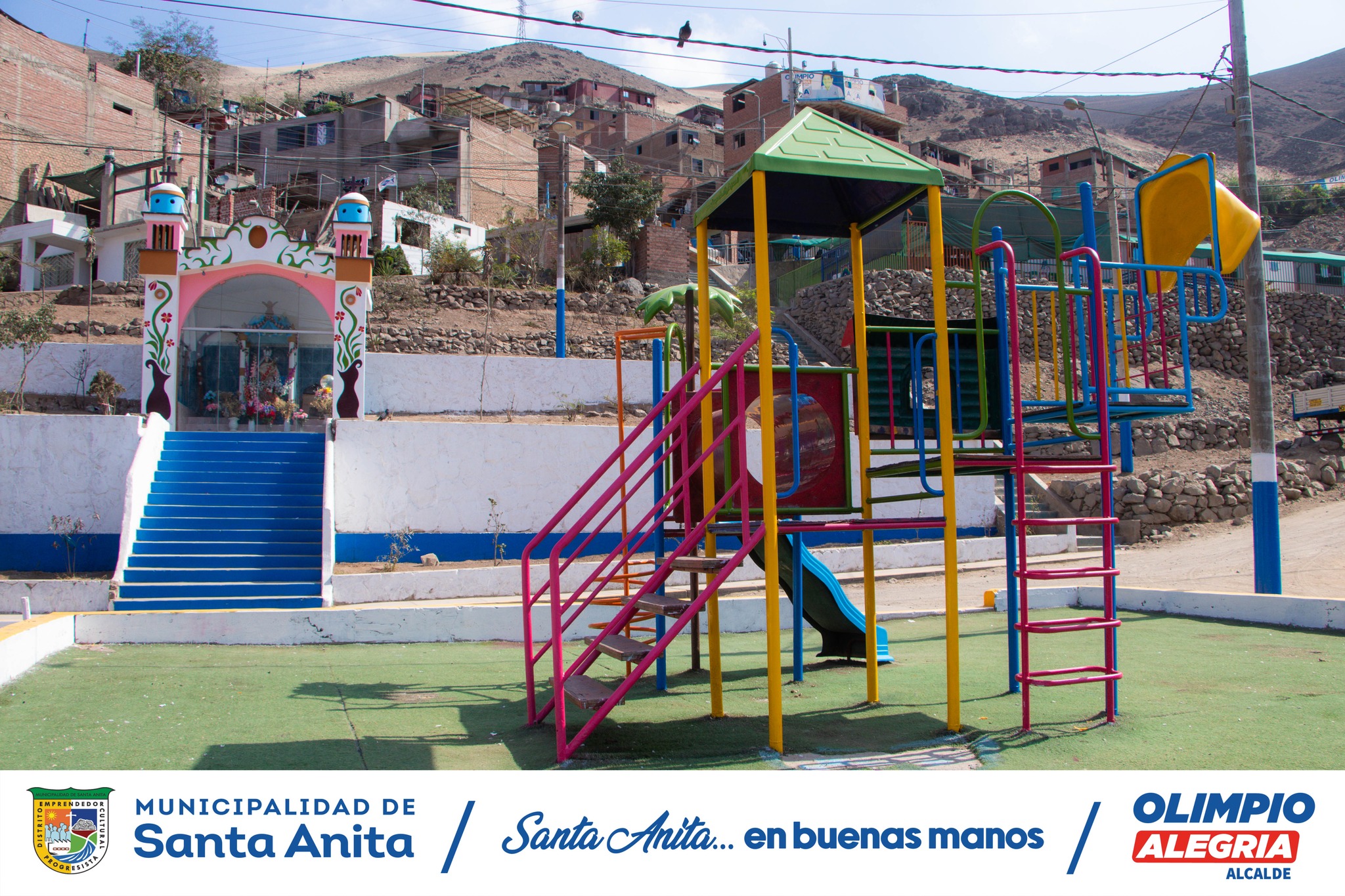 ✅ Nuestro personal de Áreas Verdes de la Municipalidad de Santa Anita, vienen realizando mantenimiento y recuperación de los espacios recreativos y lozas en Virgen de las Nieves, con esta acción buscamos fomentar un ambiente más saludable y sostenible para todos los vecinos.
#santaanitaenbuenasmanos
#olimpioalegria