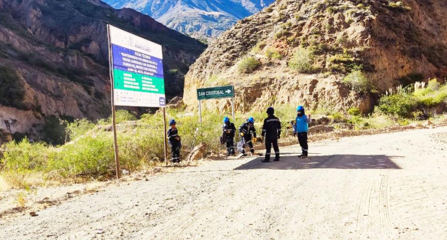 Con el objetivo de recuperar las trochas carrozables de San Cristobal a Sijuaya del distrito de San Cristobal, la Municipalidad Provincial de Mariscal Nieto elaboró una ficha de mantenimiento por emergencia.