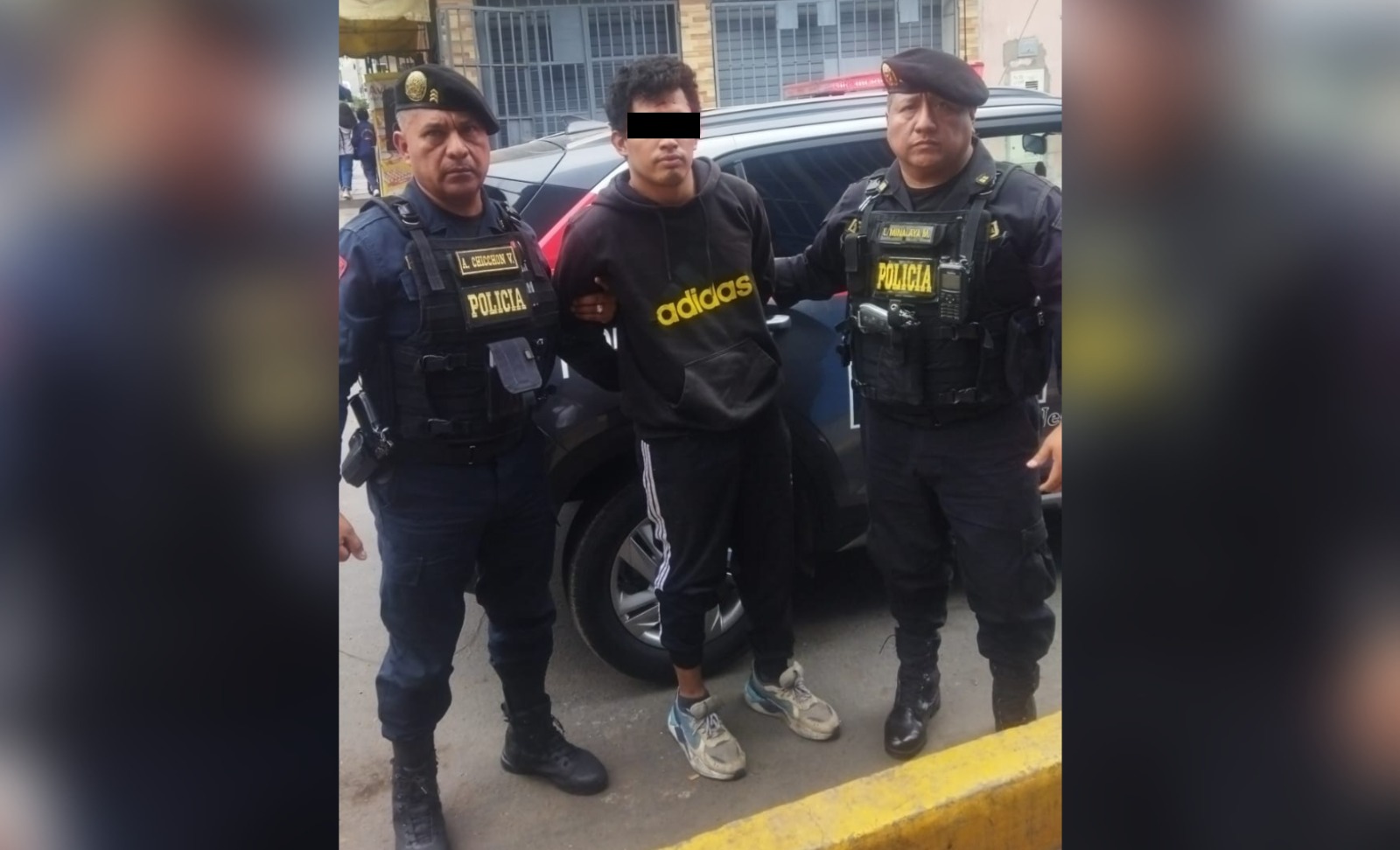 Operativo se ejecutó tras una llamada a la Línea 105 que alertó a las unidades policiales desplegadas en la zona.