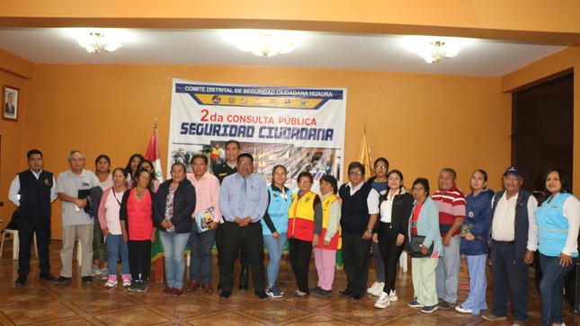 CON PARTICIPACIÓN DE LA POBLACIÓN SE REALIZA LA 2DA CONSULTA PUBLICA DE SEGURIDAD CIUDADANA