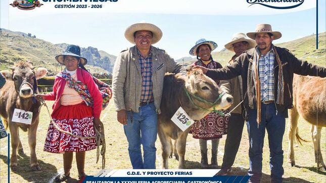 Se realiza la XXXVIII Feria agropecuaria, gastronómica y artesanal en el Centro Poblado Allhuacchuyo 