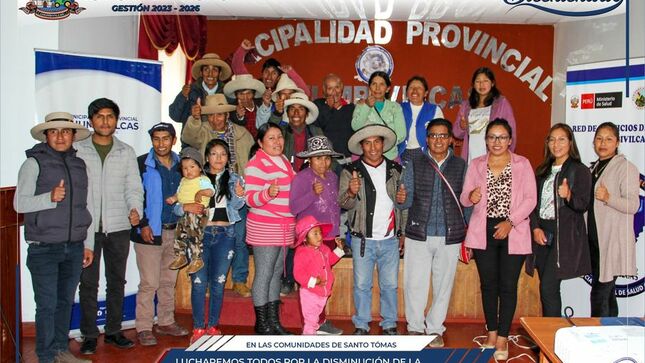 En Chumbivilcas capacitan a promotores de la salud para la lucha contra la anemia en Santo Tomás 