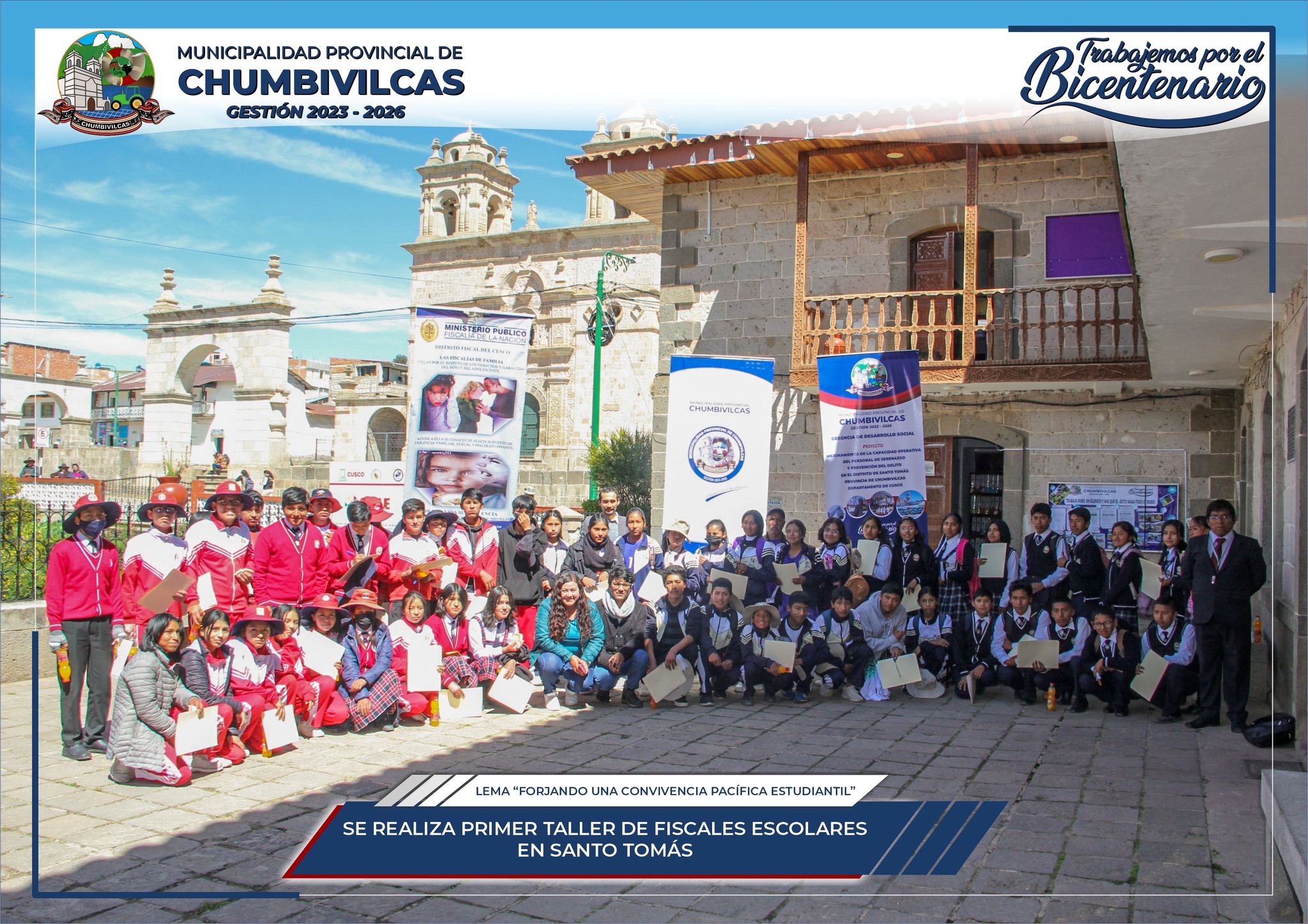 Chumbivilcas realiza primer taller de fiscales escolares en Santo Tomás