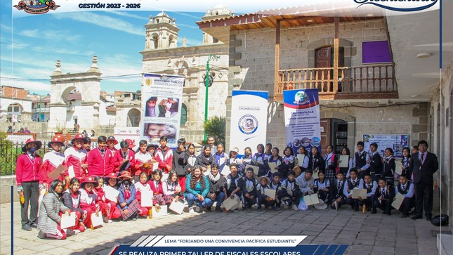 Chumbivilcas realiza primer taller de fiscales escolares en Santo Tomás 