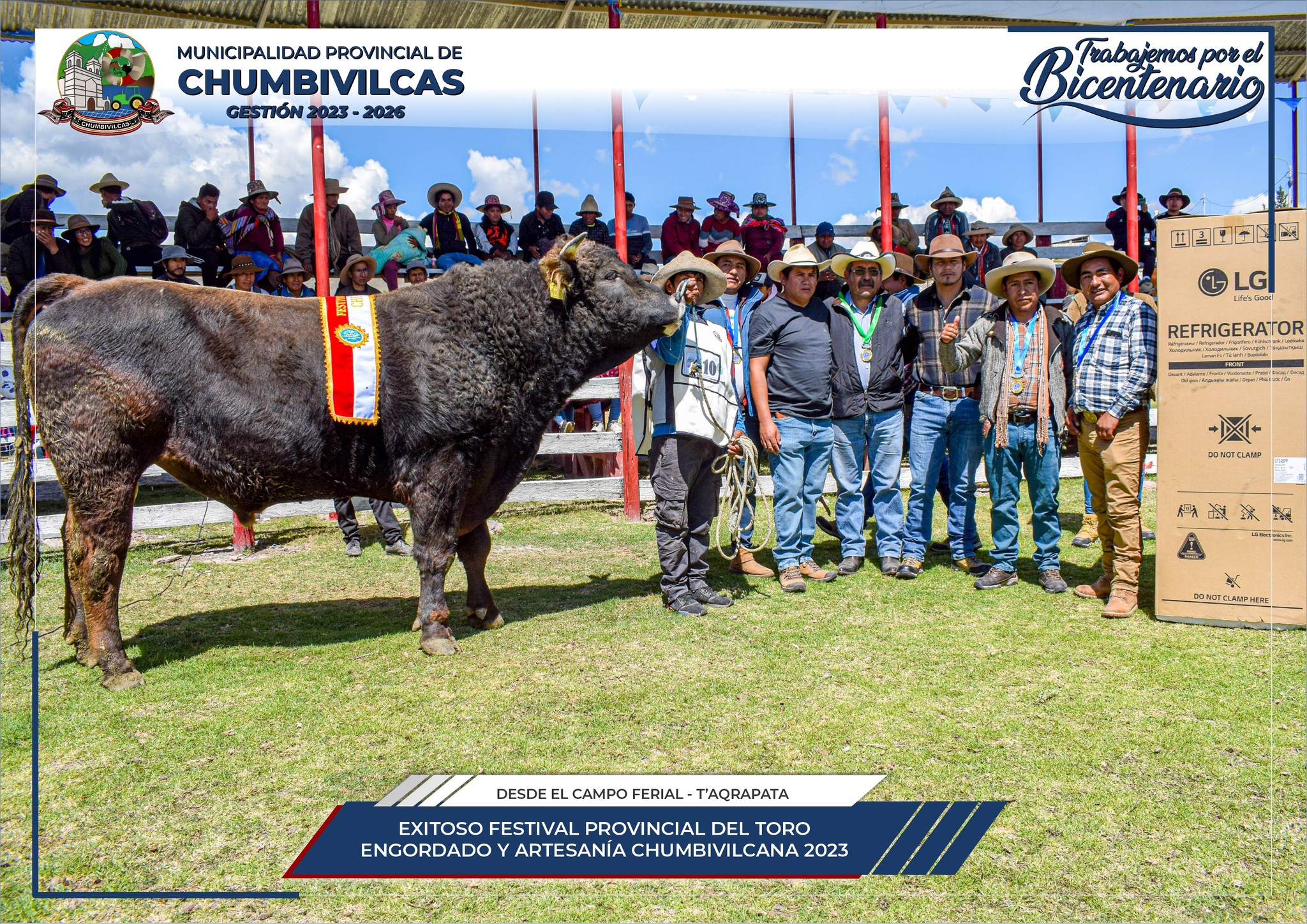 Se realiza con éxito el Festival provincial del toro engordado y artesanía chumbivilcana 2023