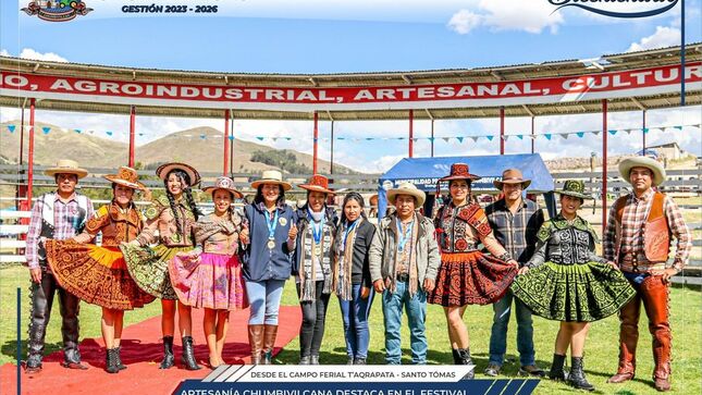 Artesanía chumbivilcana destaca en el Festival provincial del toro engordado en T'aqrapata 