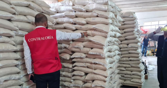 La Contraloría General de la República advirtió del mal estado en que se encuentra una donación de 8515 kg. de arroz, debido al inadecuado almacenamiento por parte del Gobierno Regional de Tumbes (GORE). El producto que ya no es apto para el consumo humano estaba destinado para la población damnificada y/o afectada por las fuertes lluvias registradas en la región, como parte de las acciones adoptadas por el estado de emergencia.