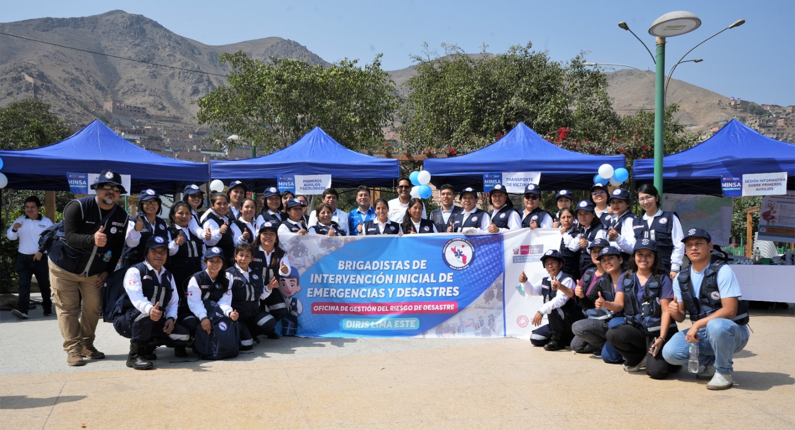 Minsa realizó Feria de Prevención del Riesgo de Desastres en El Agustino