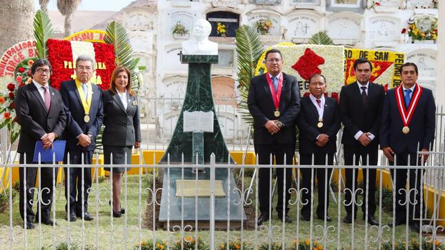 Con romería recuerdan 43 años del deceso de Jorge Basadre