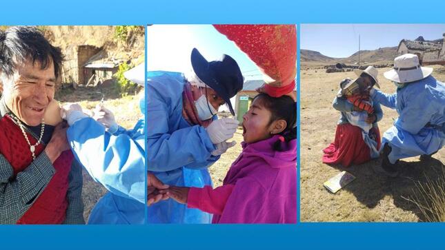 Puno: menores de 5 años completan sus vacunas contra polio y sarampión 
