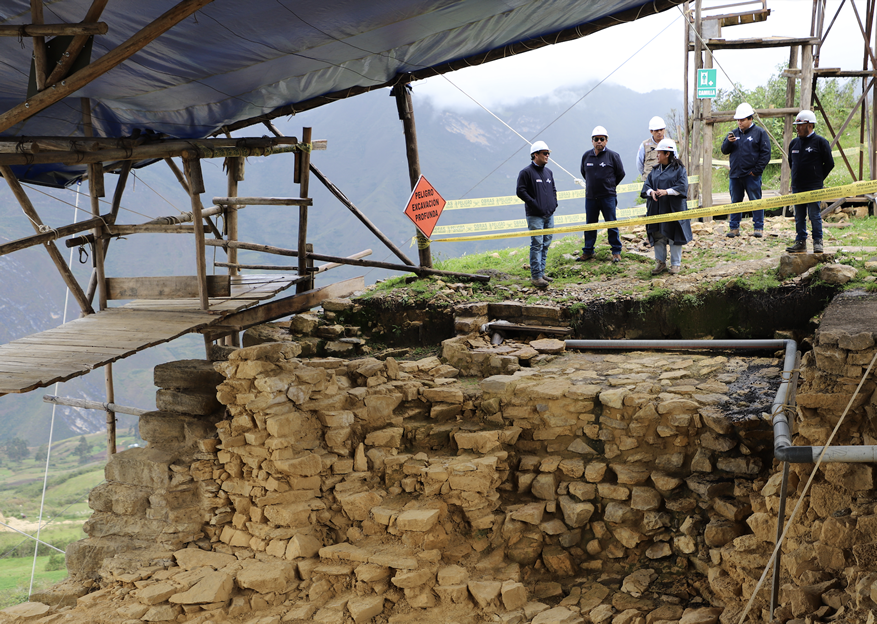 Obras en Kuelap