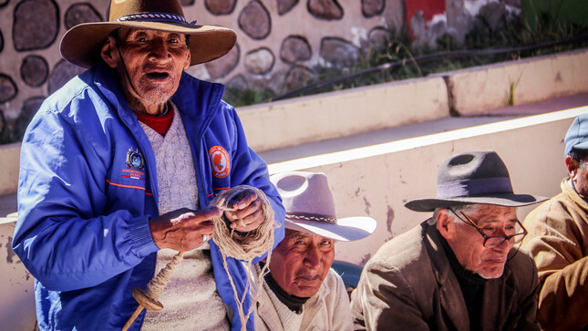 Adultos mayores compartieron sus conocimientos ancestrales