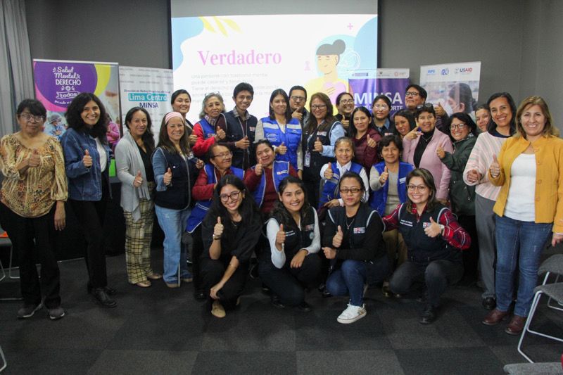 Foto 1 de Psicólogos de la DIRIS Lima Centro participan en taller de la promoción y atención de problemas en salud mental