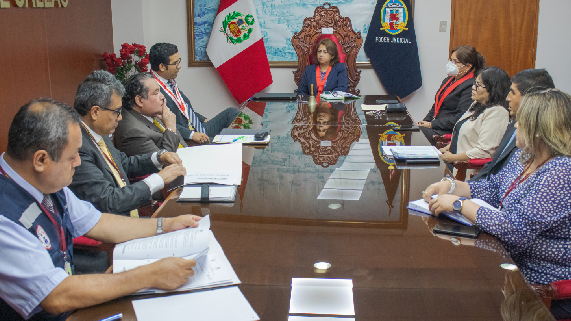 Presidenta de la Corte Superior de Justicia del Callao, Teresa Soto Gordon, anunció que se fortalecerá labor de juzgados de paz urbanos del Callao y del personal judicial