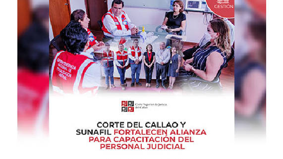 Corte del Callao y Sunafil fortalecen alianza para capacitación del personal judicial 