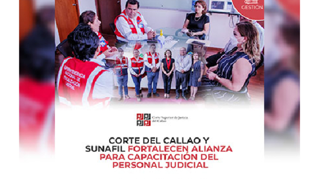 Corte del Callao y Sunafil fortalecen alianza para capacitación del personal judicial 