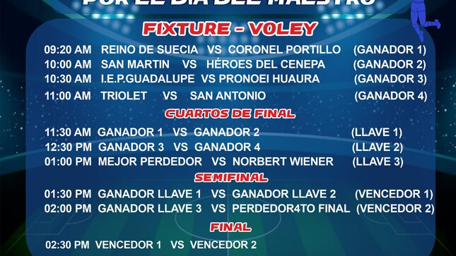 Evento de Campeonato por el Dia del Maestro