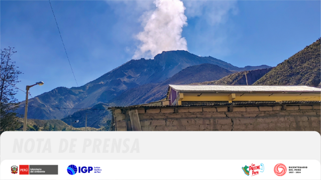 Volcán Ubinas: IGP recomienda elevar el nivel de alerta de amarillo a naranja