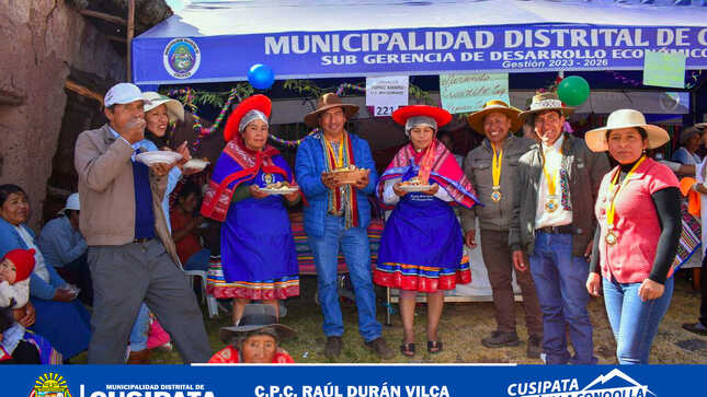 La feria se realizó el viernes 30 de junio del 2023.
"𝑪𝒖𝒔𝒊𝒑𝒂𝒕𝒂, 𝑪𝒉❜𝒖𝒍𝒍𝒂 𝑺𝒐𝒏𝒒𝒐𝒍𝒍𝒂 𝑵̃𝒂𝒘𝒑𝒂𝒒𝒎𝒂𝒏 𝑷𝒖𝒓𝒊𝒔𝒖𝒏"
#MunicipalidadDistritalDeCusipata
#Gestión2023_2026
#RRPP_CUSIPATA
#https://web.facebook.com/RaulDuranCusipata/posts/pfbid031GTzeWUcR9H3b8Ae6vvE8Ca81hnBmyx8DDp8KTdCy83diXhhVsJXD2U7GZFRTyonl