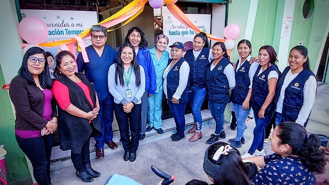 Inauguración del Centro de Promoción y Vigilancia Comunal de la MDM