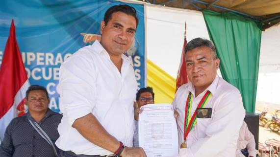 Gobernador inicia proyecto de microcuencas en Anchalay y Hualambi de Jililí