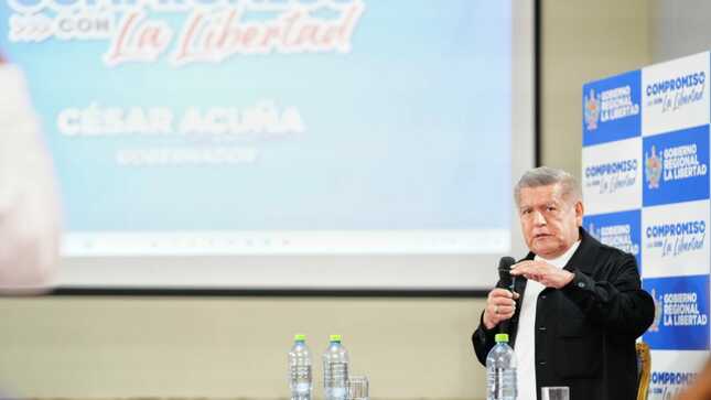 César Acuña: "Culminaremos el 2023 gastando en obras el 90% de los s/ 738 millones disponibles