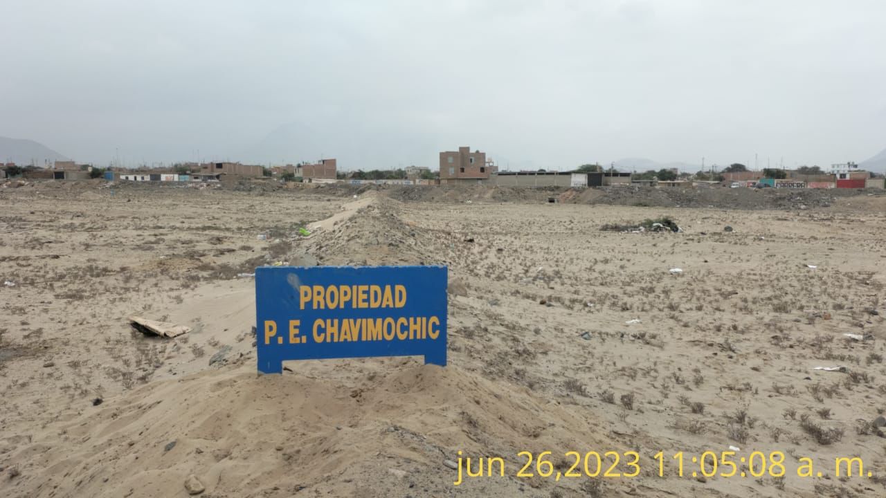 Recuperamos terreno de 22 hectáreas perteneciente al Proyecto Especial Chavimochic