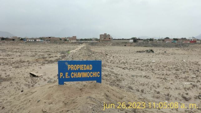 Recuperamos terreno de 22 hectáreas perteneciente al Proyecto Especial Chavimochic