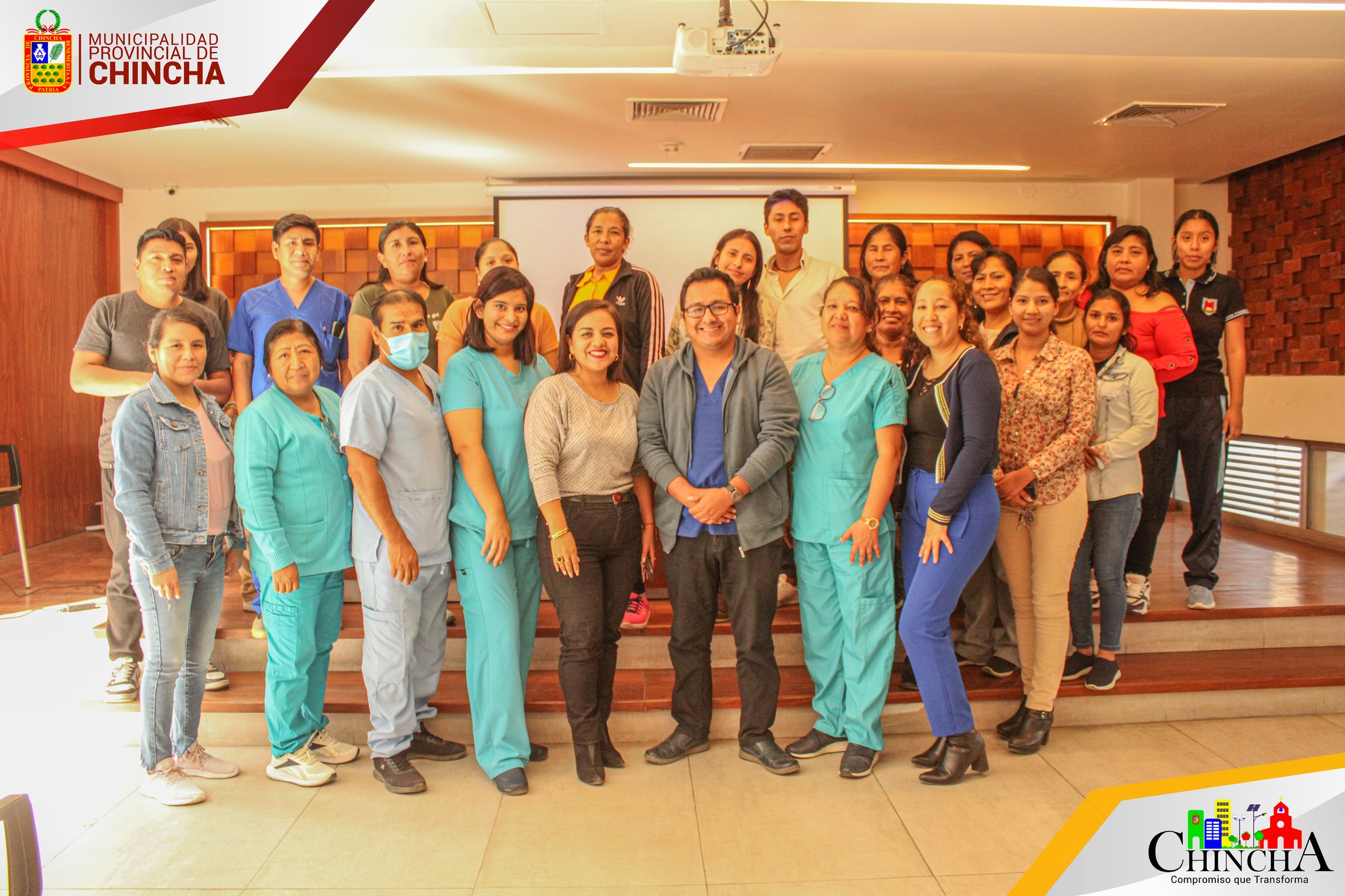 Mediante la meta 4 del plan de incentivo, la municipalidad provincial de Chincha conjunto a diversos centros de salud y actores sociales se realizó la capacitación con el objetivo de afianzar las acciones para la reducción y control de la anemia y desnutrición crónica infantil en nuestra provincia.