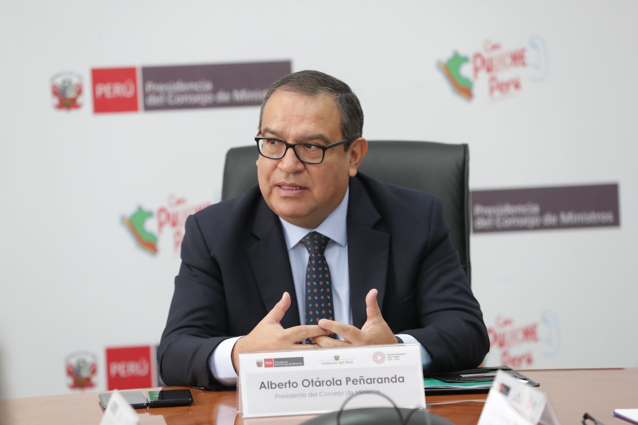 Premier Alberto Otárola lideró reunión para evaluar acciones frente al fenómeno El Niño y actividad del volcán Ubinas
