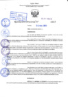 Vista preliminar de documento R.D 0922-2023