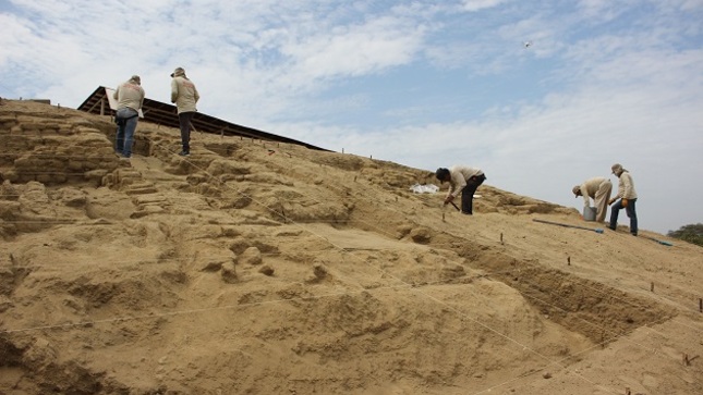 Investigación y conservación arqueológica en Huaca Bandera de Pacora en Lambayeque