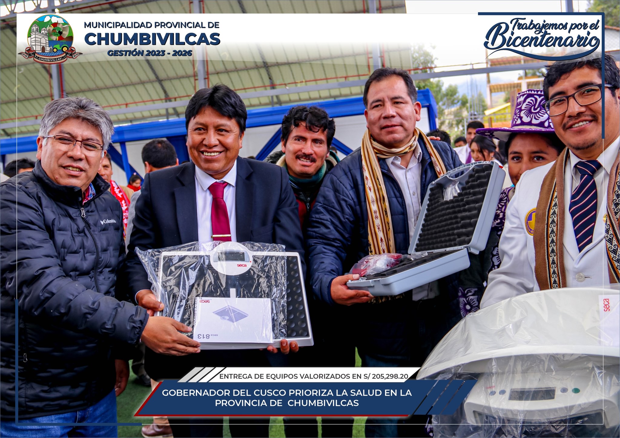 Gobernador del Cusco Werner Salcedo prioriza la salud en Chumbivilcas