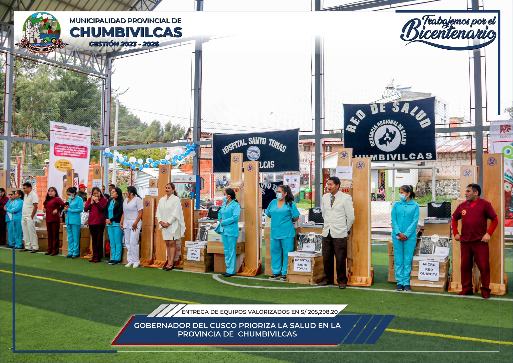 Gobernador del Cusco Werner Salcedo prioriza la salud en Chumbivilcas