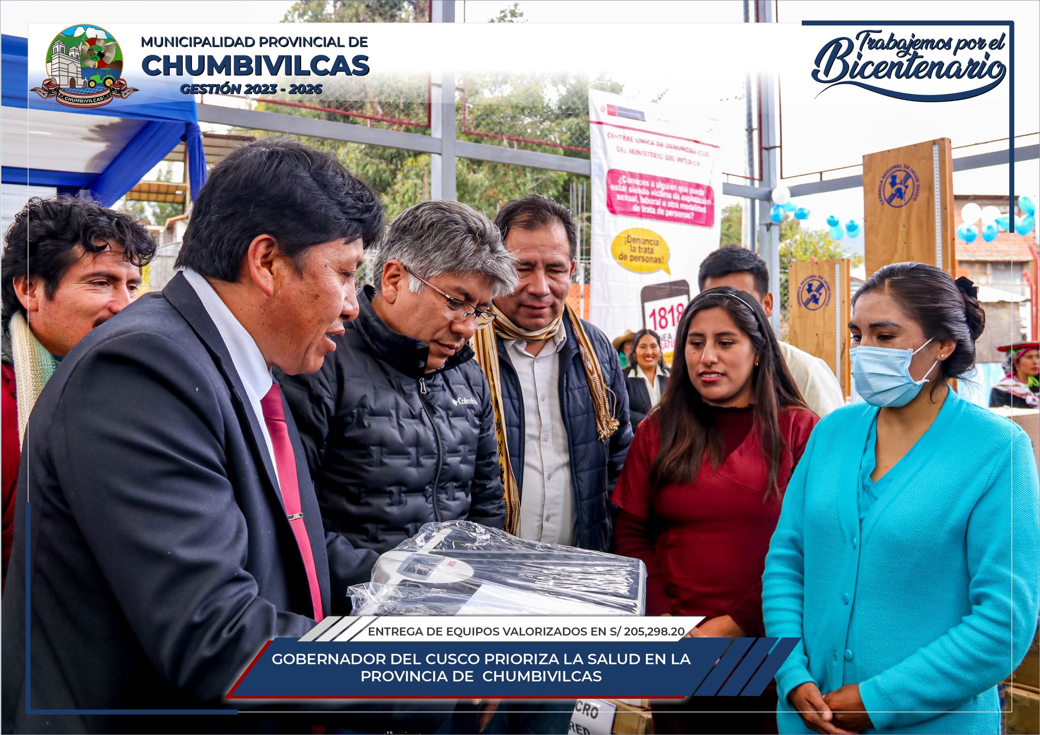 Gobernador del Cusco Werner Salcedo prioriza la salud en Chumbivilcas
