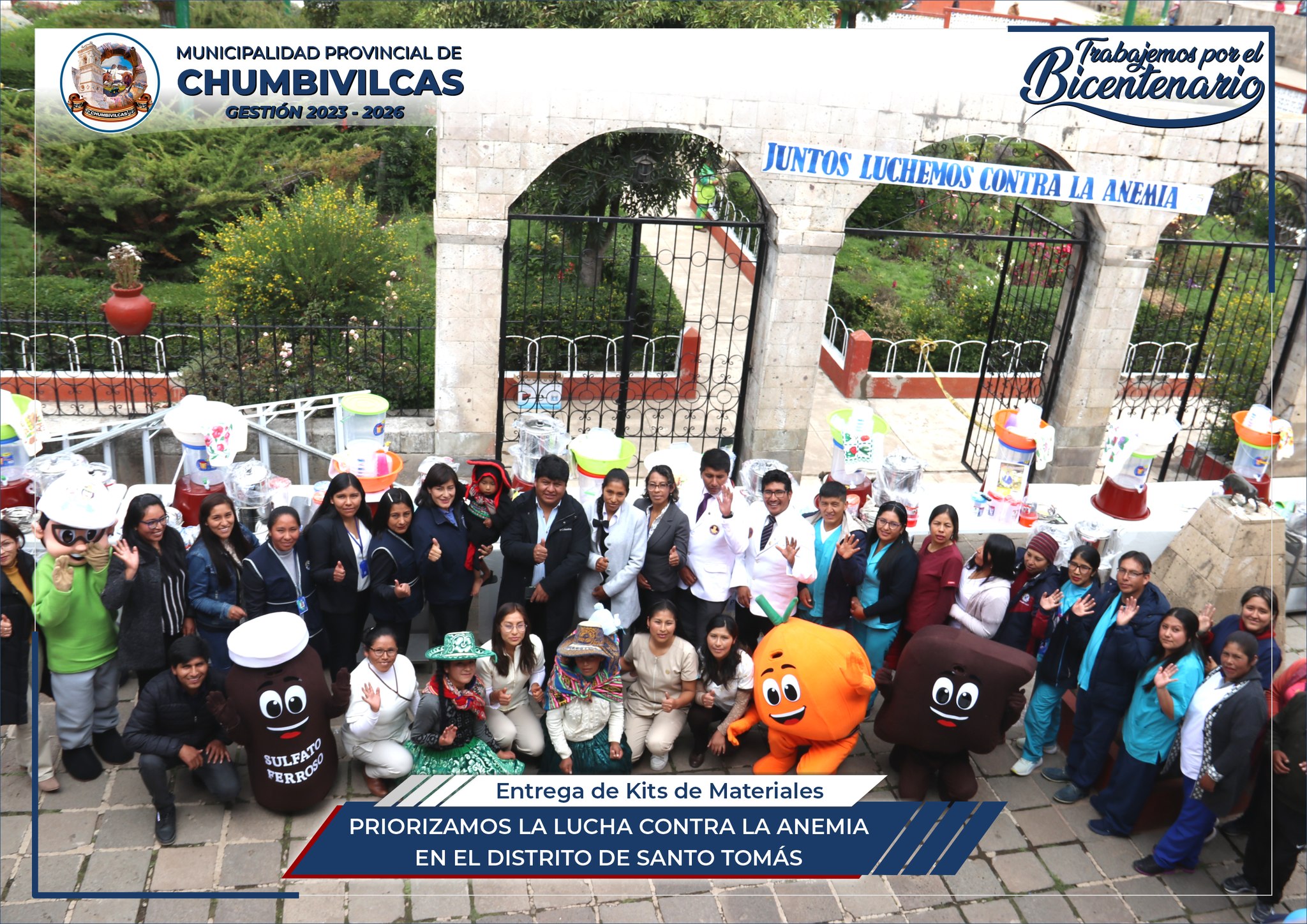 Municipalidad de Chumbivilcas prioriza la lucha contra la anemia en el distrito de Santo Tomás