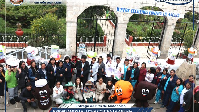 Municipalidad de Chumbivilcas prioriza la lucha contra la anemia en el distrito de Santo Tomás