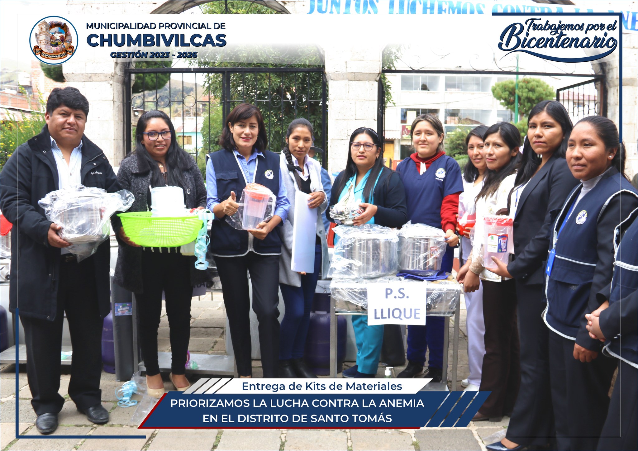 Municipalidad de Chumbivilcas prioriza la lucha contra la anemia en el distrito de Santo Tomás