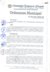 Vista preliminar de documento Ordenanza Municipal 004-2021-MPH-CM Clausura Establecimeintos que no cuentan Licencia Funcionamiento