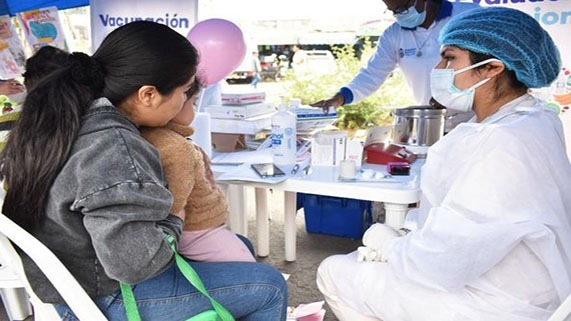 Vacunación de niños