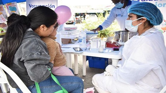 Vacunación de niños