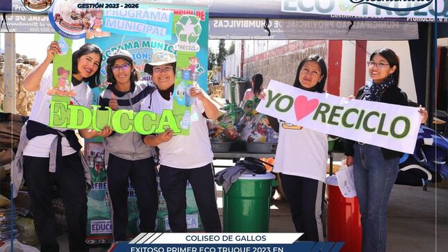 Municipalidad de Chumbivilcas realiza exitoso primer Eco Trueque 2023 en cumplimiento al Programa Municipal EDUCCA 