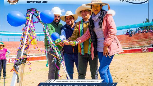 Municipalidad de Chumbivilcas inicia mantenimiento del ruedo de toros y coliseo de gallos de Santo Tomás 