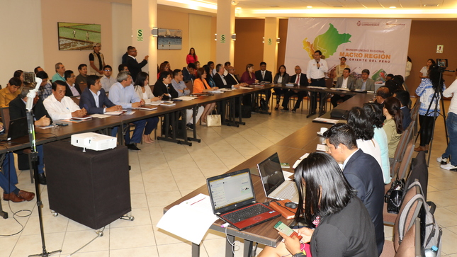 Primera mesa de coordinación interregional de la “Mancomunidad Regional Macro Nor Oriente del Perú” 