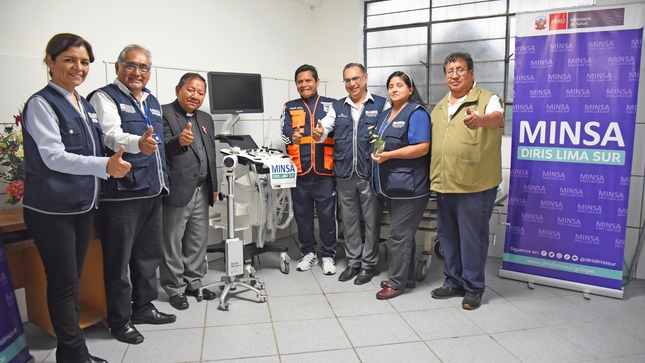 Moderno ecógrafo es entregado a Centro de Salud Pucusana