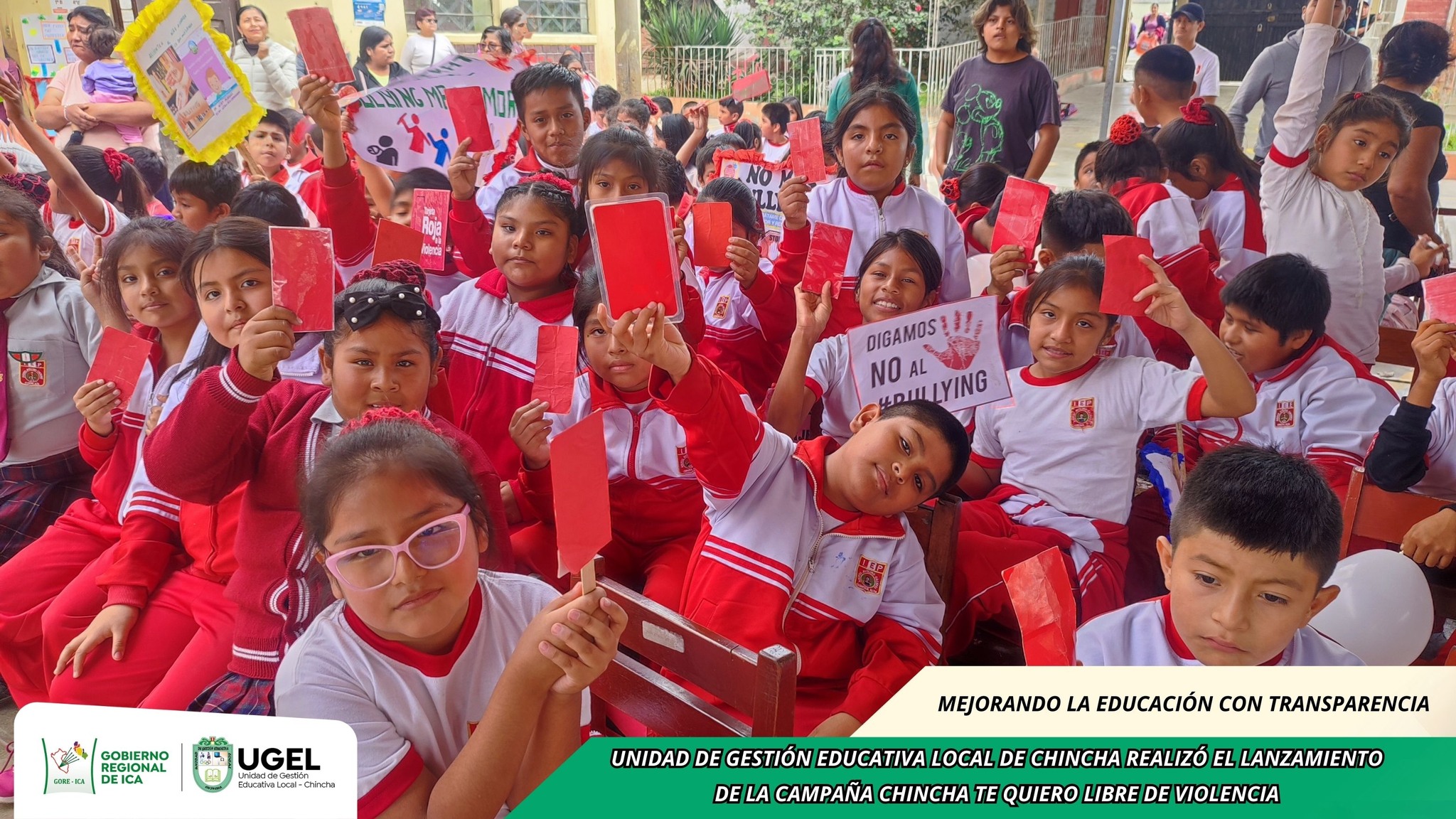 "CHINCHA TE QUIERO LIBRE DE VIOLENCIA"