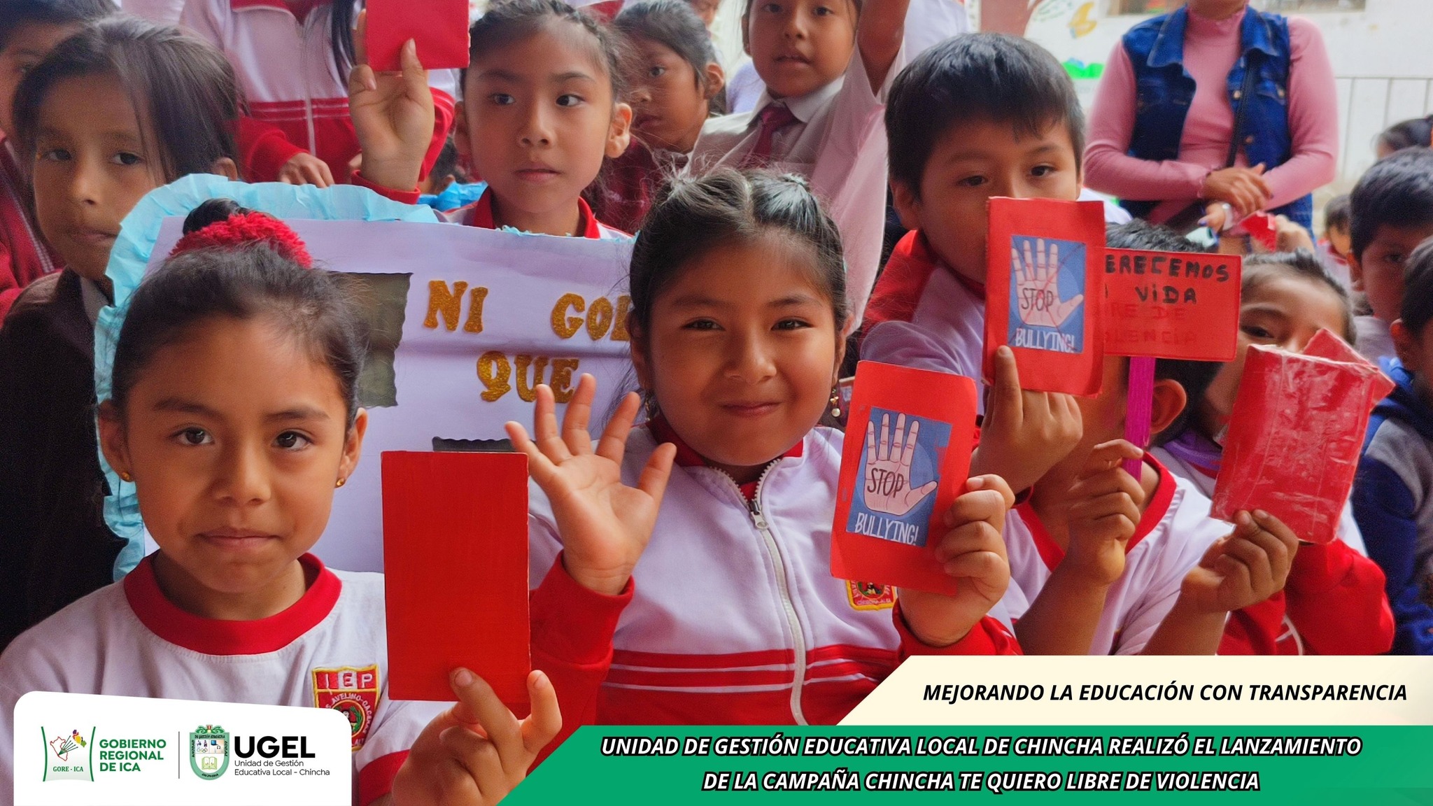 "CHINCHA TE QUIERO LIBRE DE VIOLENCIA"